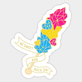 Rock Candy - Pansexual Pride Sticker